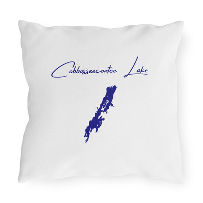 Maine  Cobbosseecontee  Lake  Outdoor  Pillow  back  position  view  from  back  16  x  16.webp