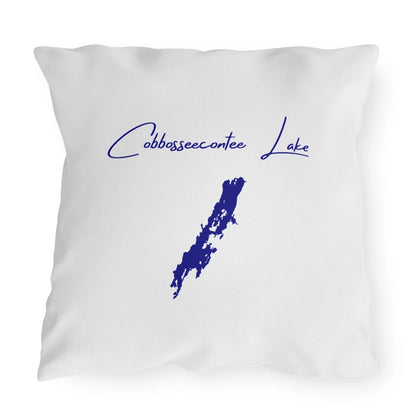Maine  Cobbosseecontee  Lake  Outdoor  Pillow  front  position  view  from  front  20  x  20.webp
