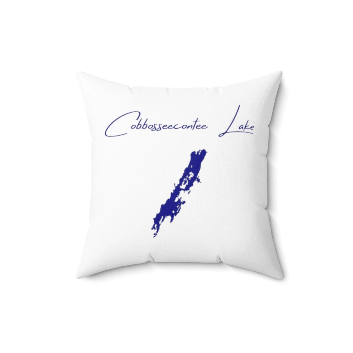 Maine  Cobbosseecontee  Lake  Pillow  front  position  view  from  back  16  x  16.webp