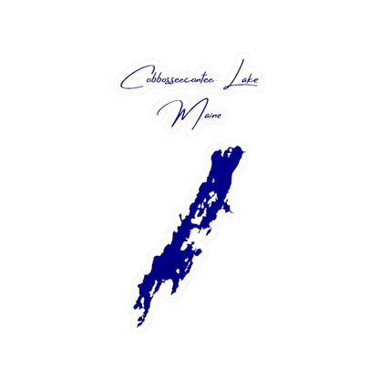 Maine  Cobbosseecontee  Lake  Vinyl  Decal  other  position  view  from  front  4  x  6.webp