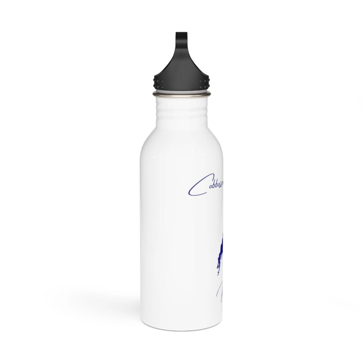 Maine  Cobbosseecontee  Lake  Water  bottle  other  position  view  from  left  white.webp