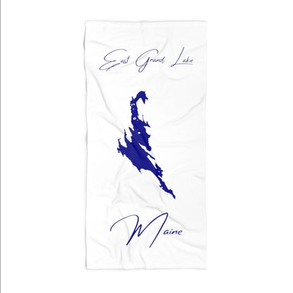 Maine  East  Grand  Lake  Beach  Towel  front  position  view  from  front  36  x  72.webp