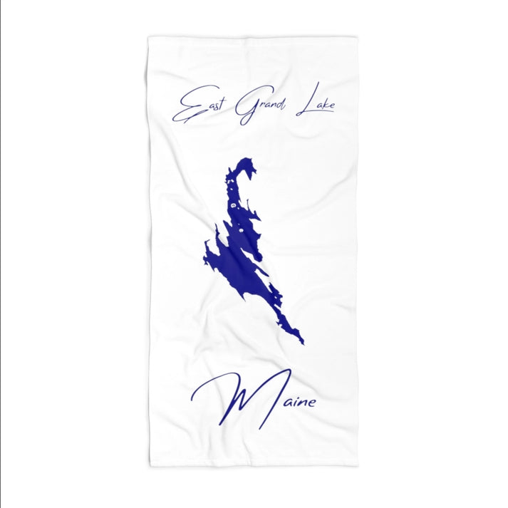 Maine  East  Grand  Lake  Beach  Towel  front  position  view  from  front  36  x  72.webp