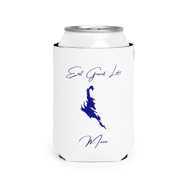 Maine  East  Grand  Lake  Can  Koozie  front  position  view  from  front-2  white.webp