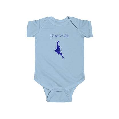 Maine  East  Grand  Lake  Onesie  front  position  view  from  front  light  blue.webp