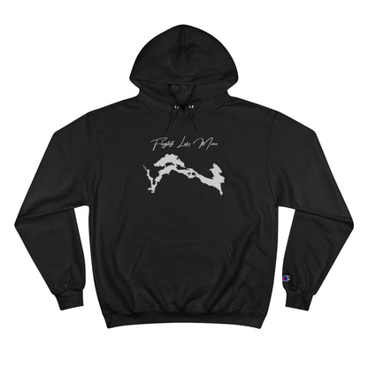 Maine  Flagstaff  Lake  Hoodie  front  position  view  from  front  black.webp