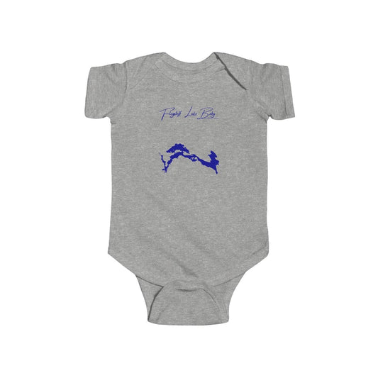 Maine  Flagstaff  Lake  Onesie  front  position  view  from  front  heather.webp