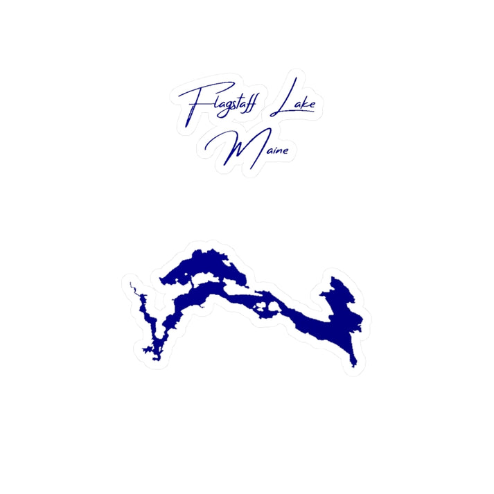 Maine  Flagstaff  Lake  Vinyl  Decal  other  position  view  from  front  4  x  6.webp