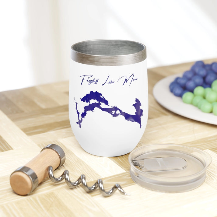 Maine  Flagstaff  Lake  Wine  Tumbler  other  position  view  from  context  white.webp