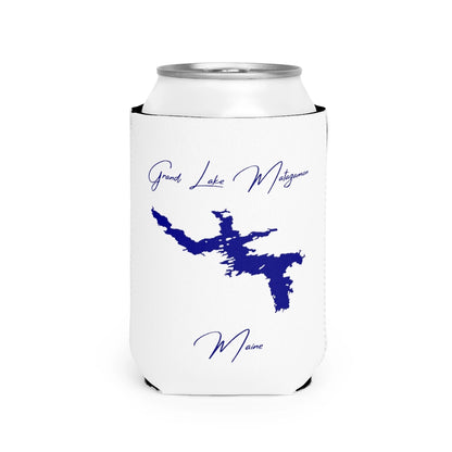 Maine  Grand  Lake  Matagamon  Can  Koozie  front  position  view  from  front-2  white.webp
