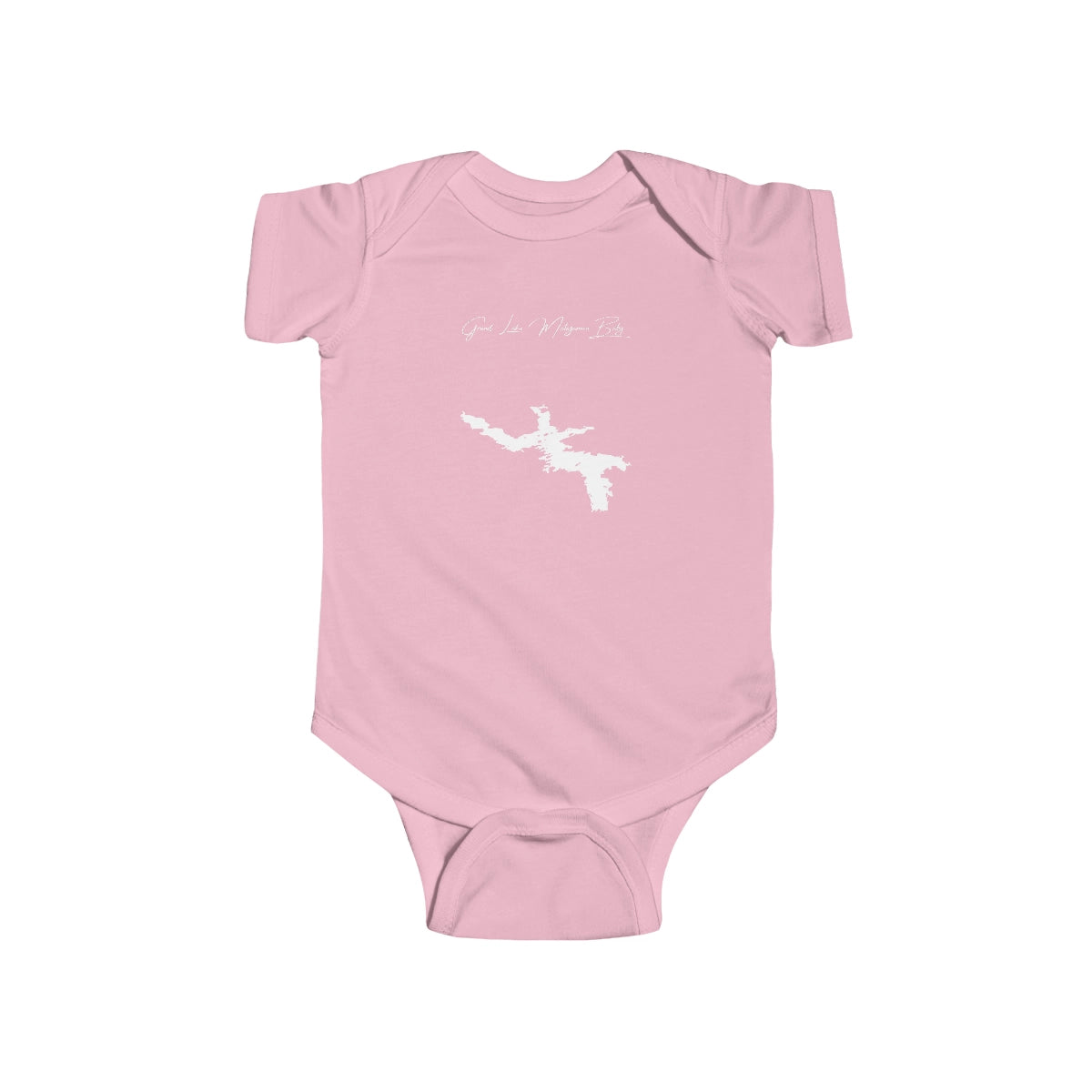 Maine  Grand  Lake  Matagamon  Onesie  front  position  view  from  front  pink.webp