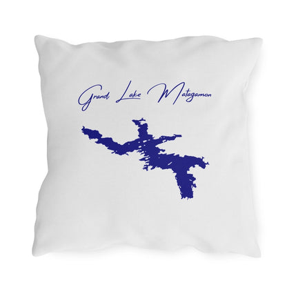 Maine  Grand  Lake  Matagamon  Outdoor  Pillow  back  position  view  from  back  18  x  18.webp