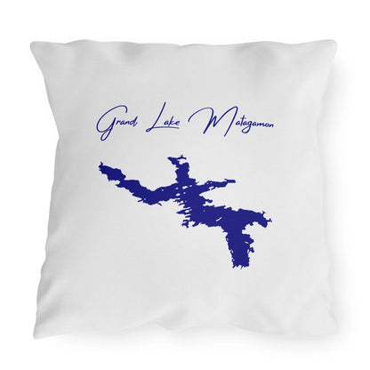 Maine  Grand  Lake  Matagamon  Outdoor  Pillow  front  position  view  from  front  20  x  20.webp