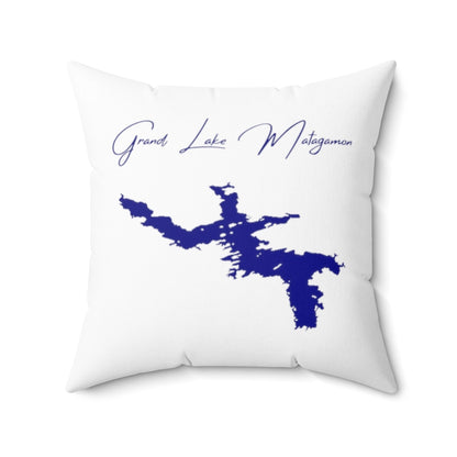 Maine  Grand  Lake  Matagamon  Pillow  front  position  view  from  front  20  x  20.webp