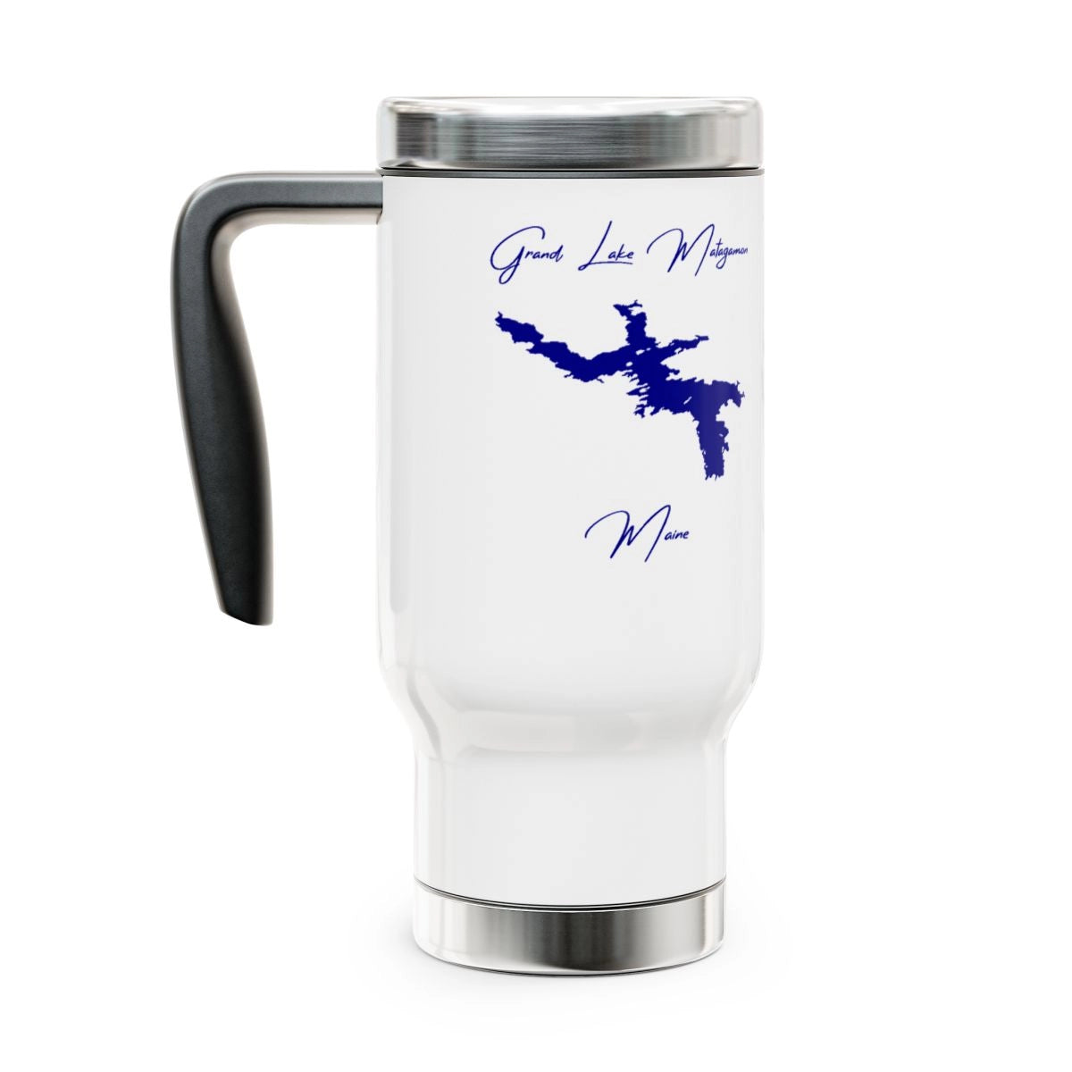 Maine  Grand  Lake  Matagamon  Travel  Mug  other  position  view  from  left  14oz.webp