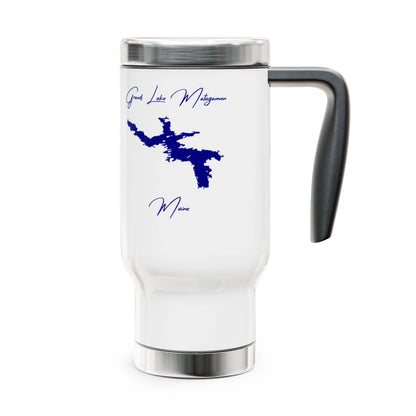 Maine  Grand  Lake  Matagamon  Travel  Mug  other  position  view  from  right  14oz.webp