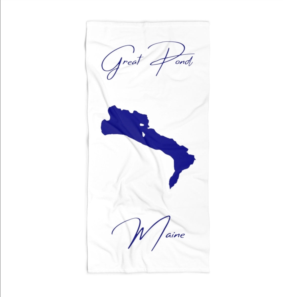 Maine  Great  Pond  Beach  Towel  front  position  view  from  front  36  x  72.webp