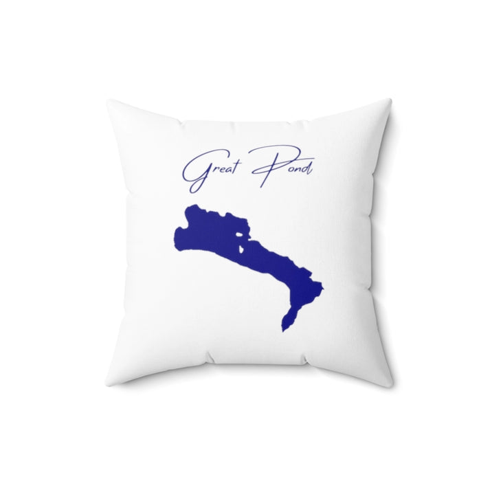 Maine  Great  Pond  Pillow  front  position  view  from  back  16  x  16.webp