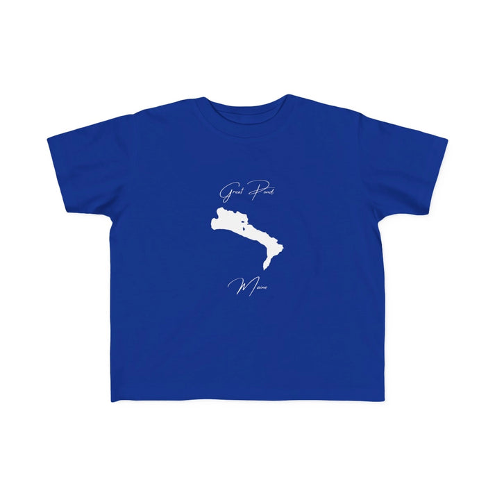 Maine  Great  Pond  Toddler  T-shirt  front  position  view  from  front  royal.webp