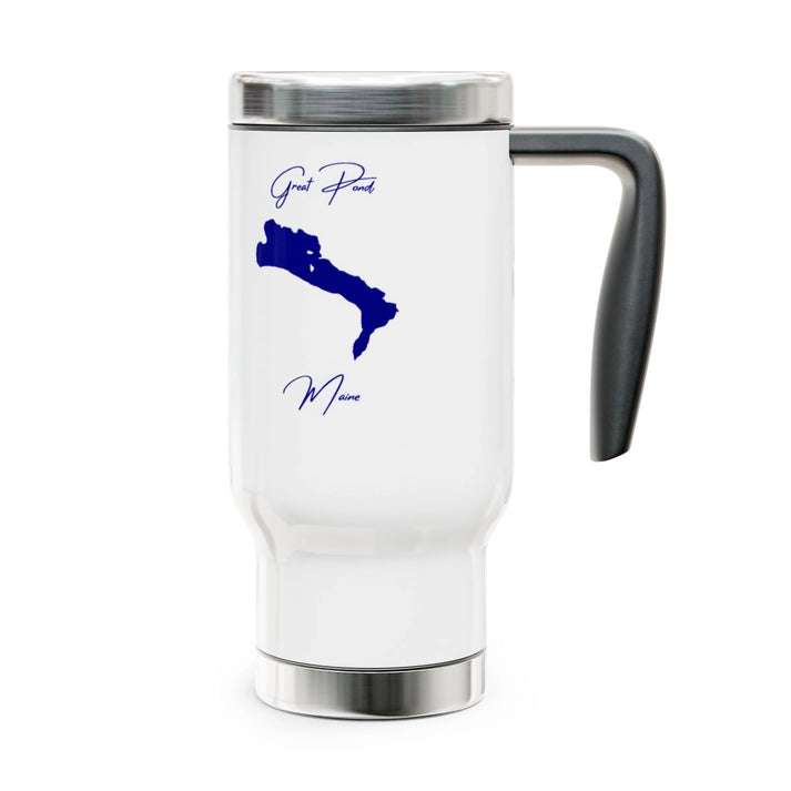 Maine  Great  Pond  Travel  Mug  other  position  view  from  right  14oz.webp