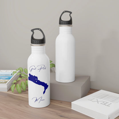 Maine  Great  Pond  Water  bottle  other  position  view  from  context-2  white.webp