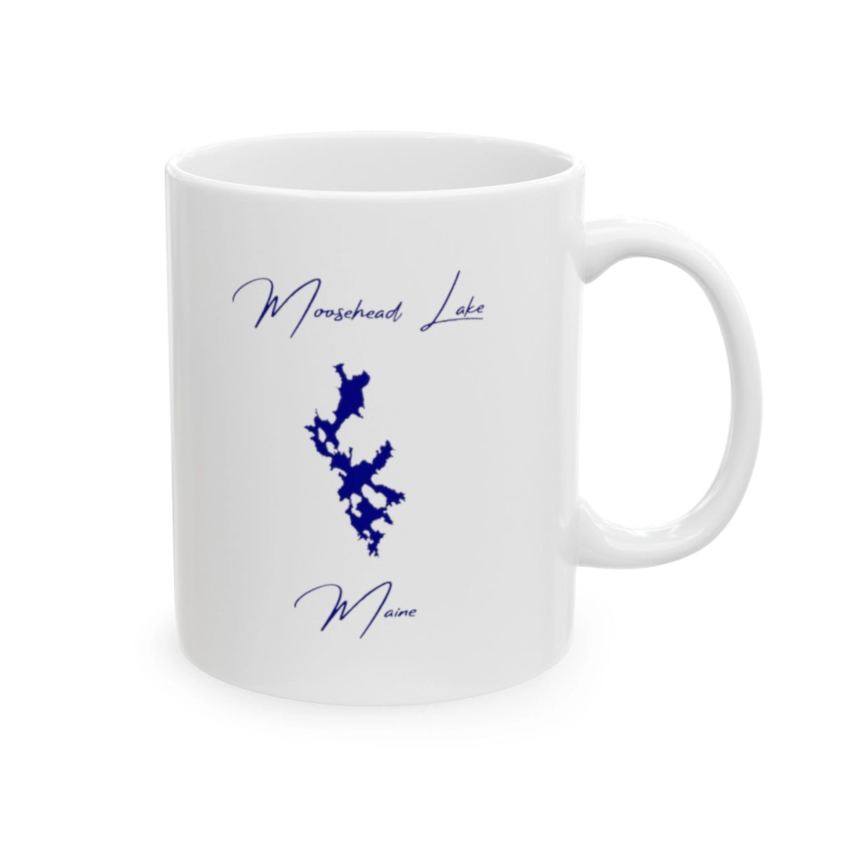 Maine  Moosehead  Lake  Ceramic  Mug  other  position  view  from  right  11oz.webp