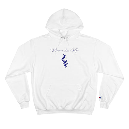 Maine  Moosehead  Lake  Hoodie  front  position  view  from  front  white.webp