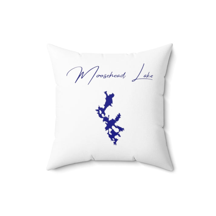 Maine  Moosehead  Lake  Pillow  front  position  view  from  front  16  x  16.webp