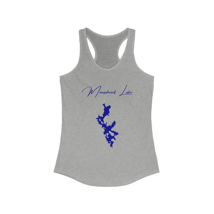 Maine  Moosehead  Lake  Racerback-Tank  front  position  view  from  front  heather  grey.webp