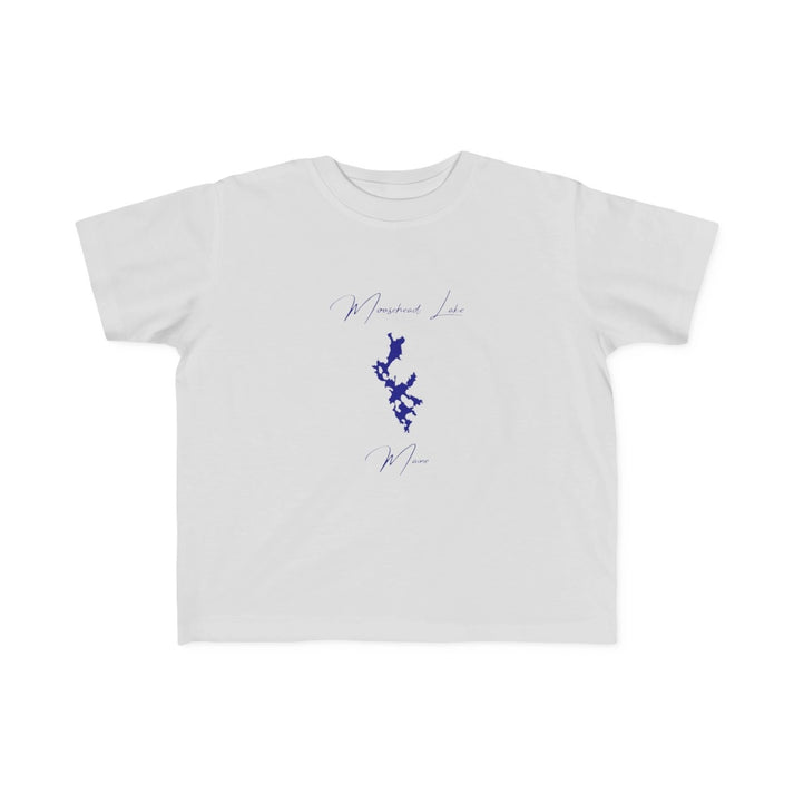 Maine  Moosehead  Lake  Toddler  T-shirt  front  position  view  from  front  silver.webp