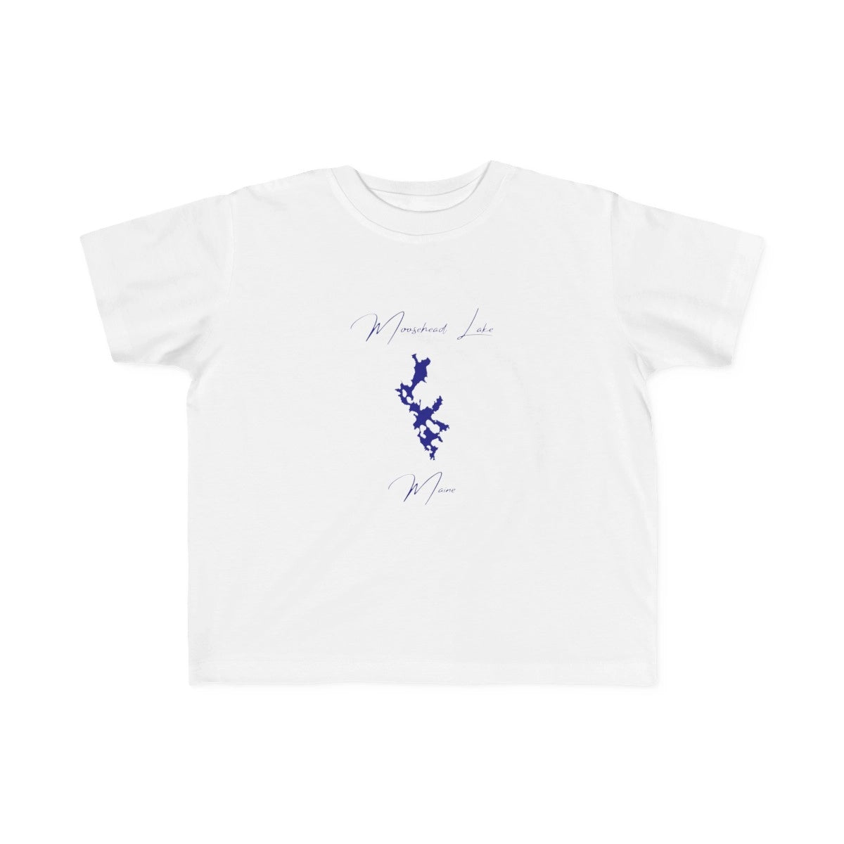 Maine  Moosehead  Lake  Toddler  T-shirt  front  position  view  from  front  white.webp