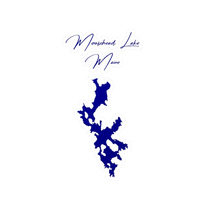 Maine  Moosehead  Lake  Vinyl  Decal  other  position  view  from  front  4  x  6.webp
