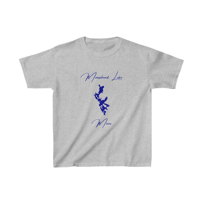 Maine  Moosehead  Lake  Youth  T-shirt  front  position  view  from  front  sport  grey.webp
