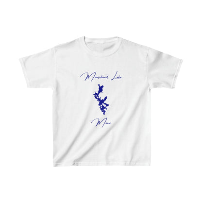 Maine  Moosehead  Lake  Youth  T-shirt  front  position  view  from  front  white.webp