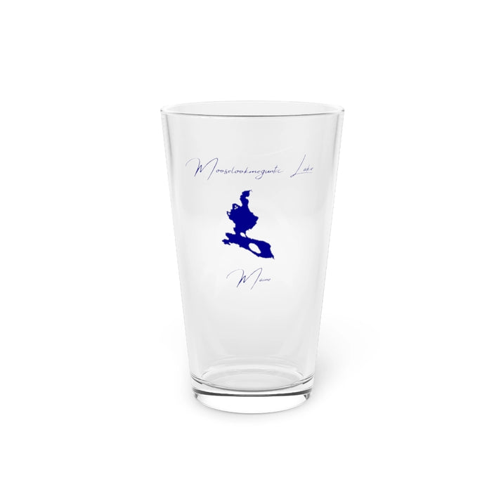 Maine  Mooselookmeguntic  Lake  16oz  Pint  Glass  front  position  view  from  front  16oz.webp