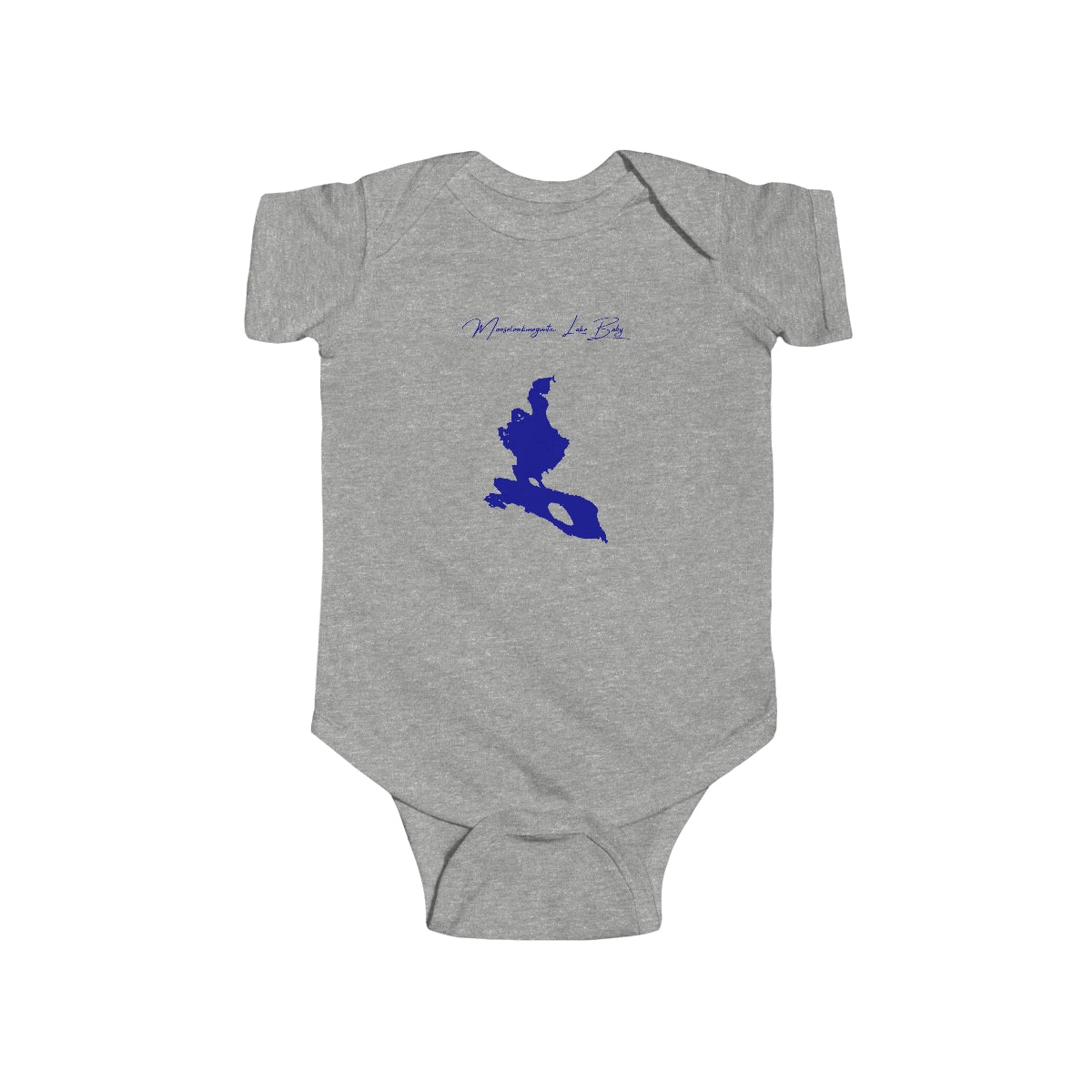 Maine  Mooselookmeguntic  Lake  Onesie  front  position  view  from  front  heather.webp