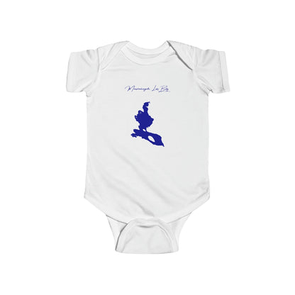 Maine  Mooselookmeguntic  Lake  Onesie  front  position  view  from  front  white.webp