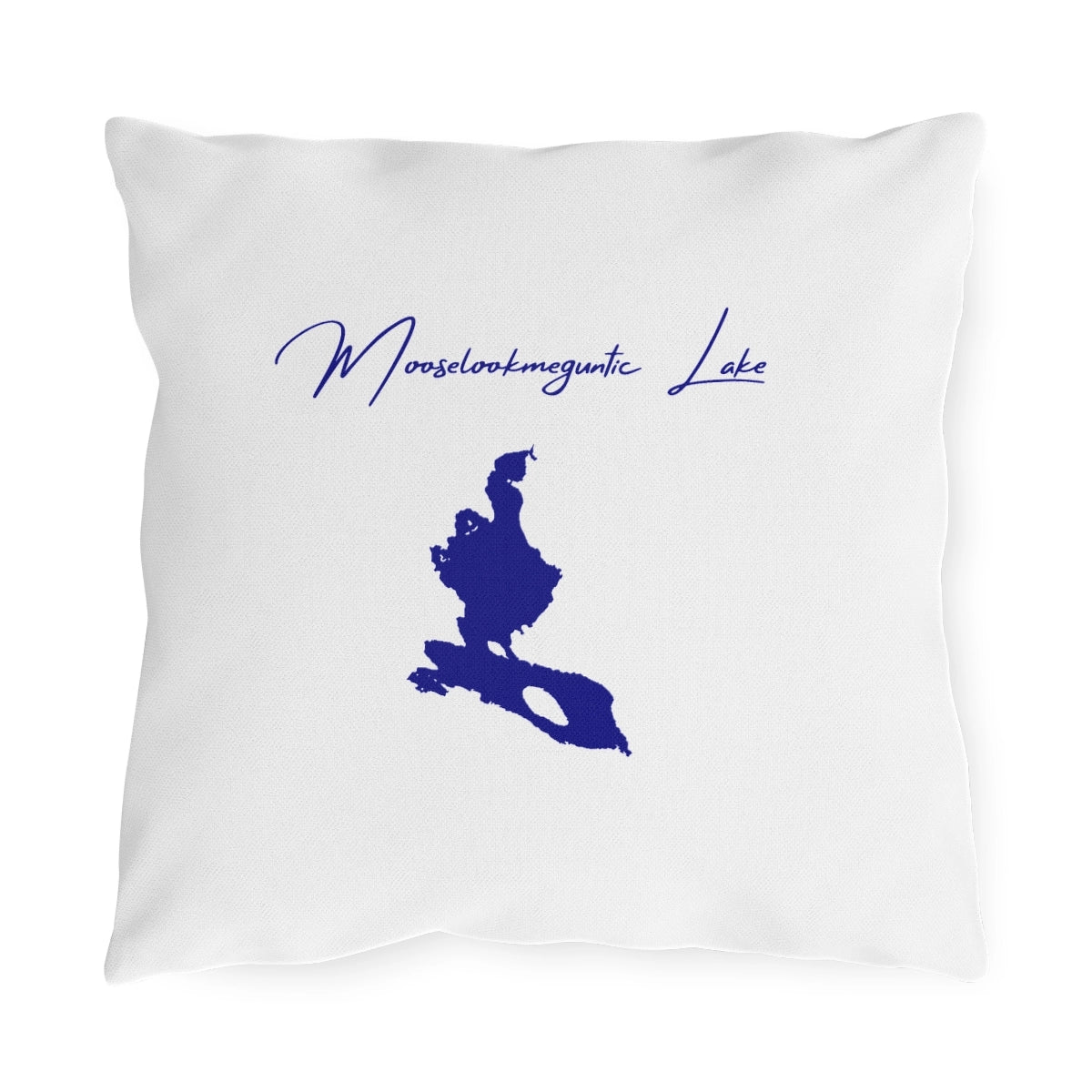 Maine  Mooselookmeguntic  Lake  Outdoor  Pillow  front  position  view  from  front  16  x  16.webp