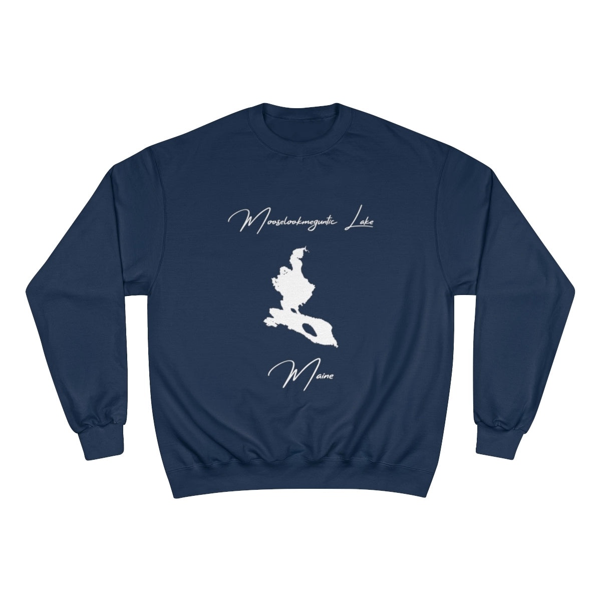 Maine  Mooselookmeguntic  Lake  Sweatshirt  front  position  view  from  front  navy.webp