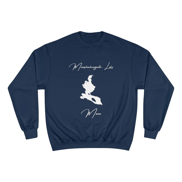 Maine  Mooselookmeguntic  Lake  Sweatshirt  front  position  view  from  front  navy.webp