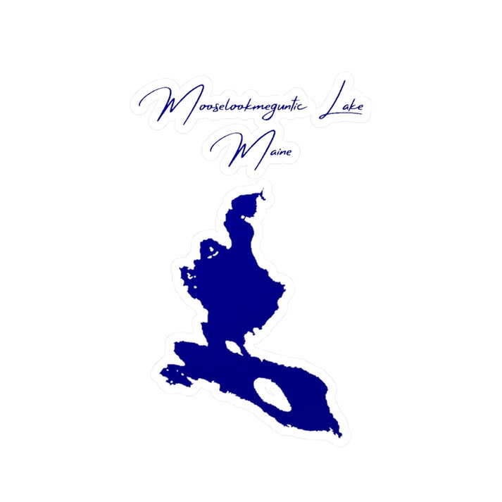 Maine  Mooselookmeguntic  Lake  Vinyl  Decal  other  position  view  from  front  4  x  6.webp
