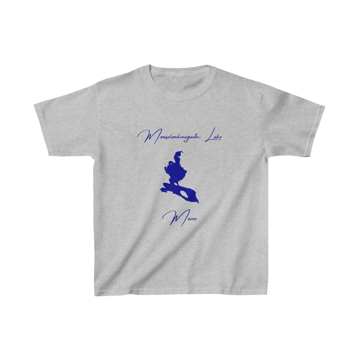 Maine  Mooselookmeguntic  Lake  Youth  T-shirt  front  position  view  from  front  sport  grey.webp