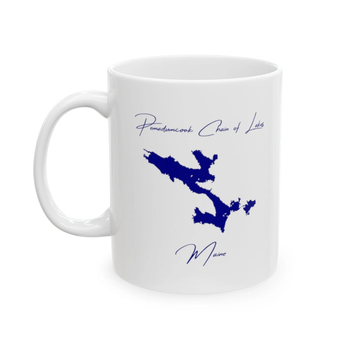 Maine  Pemadumcook  Chain  of  Lakes  Ceramic  Mug  other  position  view  from  left  11oz.webp
