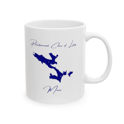 Maine  Pemadumcook  Chain  of  Lakes  Ceramic  Mug  other  position  view  from  right  11oz.webp