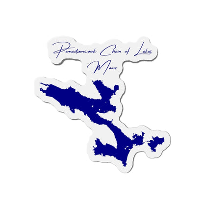 Maine  Pemadumcook  Chain  of  Lakes  Die  Cut  Magnet  front  position  view  from  front  4  x  4.webp
