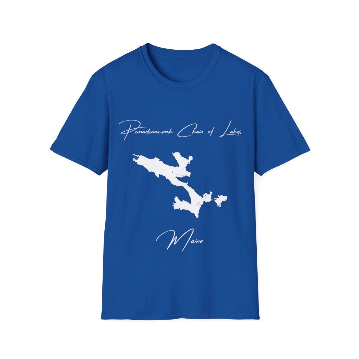 Maine  Pemadumcook  Chain  of  Lakes  T-shirt  front  position  view  from  front  royal.webp