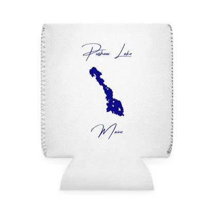 Maine  Pushaw  Lake  Can  Koozie  front  position  view  from  front-1  white.webp