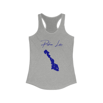 Maine  Pushaw  Lake  Racerback-Tank  front  position  view  from  front  heather  grey.webp