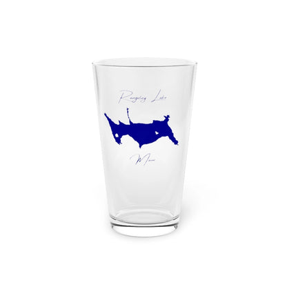 Maine  Rangeley  Lake  16oz  Pint  Glass  front  position  view  from  front  16oz.webp