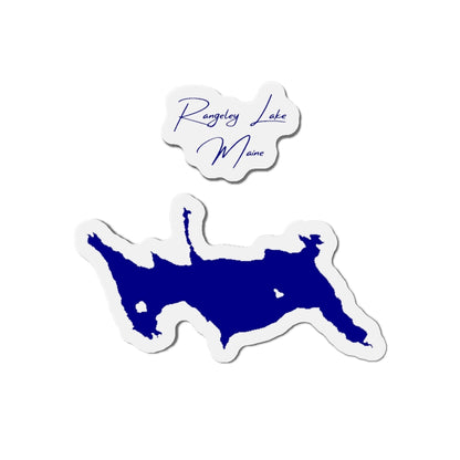 Maine  Rangeley  Lake  Die  Cut  Magnet  front  position  view  from  front  4  x  4.webp
